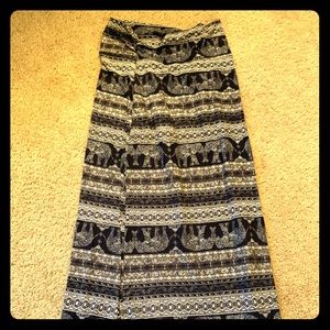Elephant Maxi skirt
